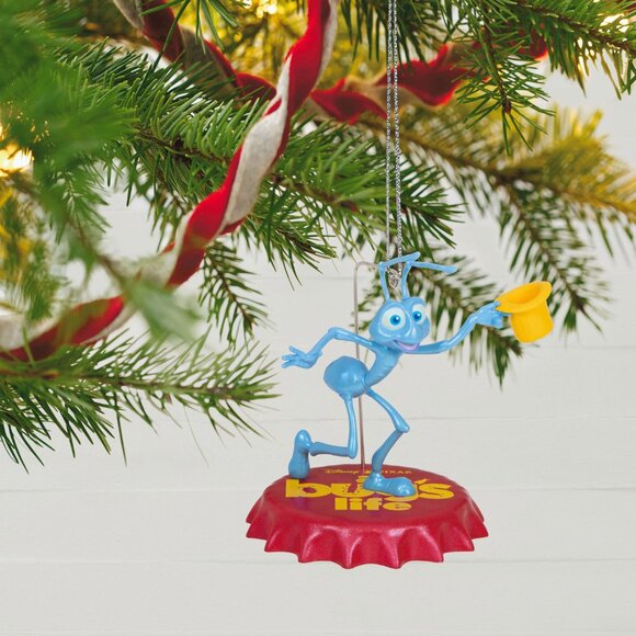 New! Disney Pixar A Bug's Life Hallmark Keepsake Ornament Flik 25th Anniversary - Picture 5 of 5